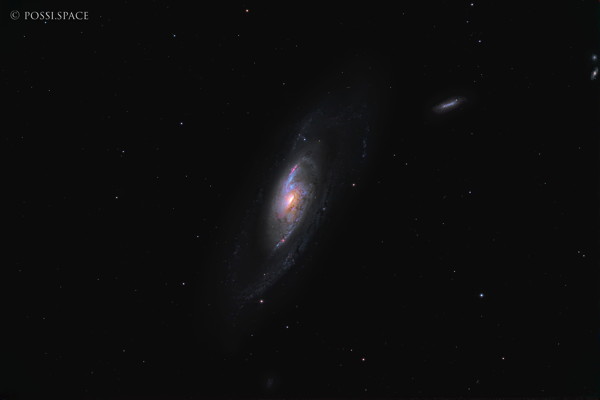 Messier 106 Spiral Galaxy – CDK Native HLRGB